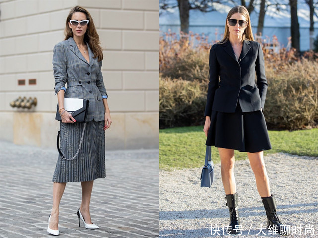 原来西装不仅只是通勤装，而且还是时髦精的炫酷单品，太诱人