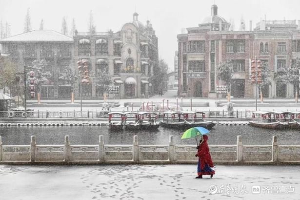 来台儿庄看雪景，感受南北文化八种风格的静美