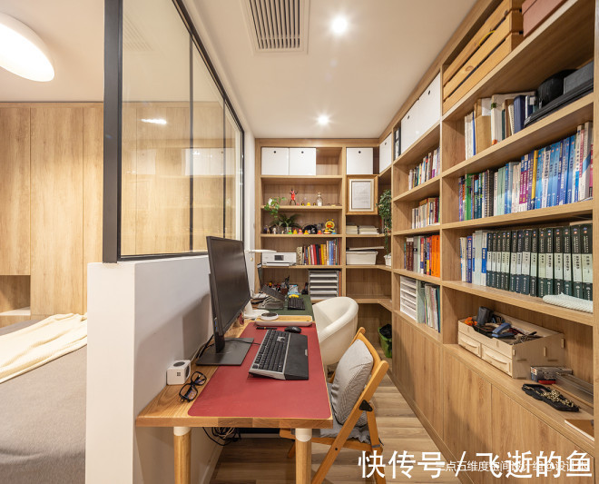 洞洞板|55平米一居巧变小两居