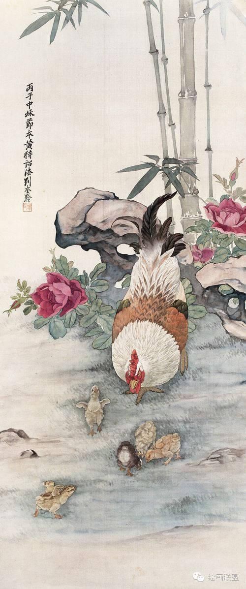 一代宗师|上阵父子兵，这爷俩画鸡能排第一！
