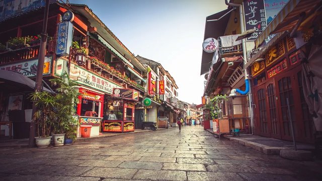 广西人气最高的一条步行街，距今1400多年，当地最古老最繁华街道