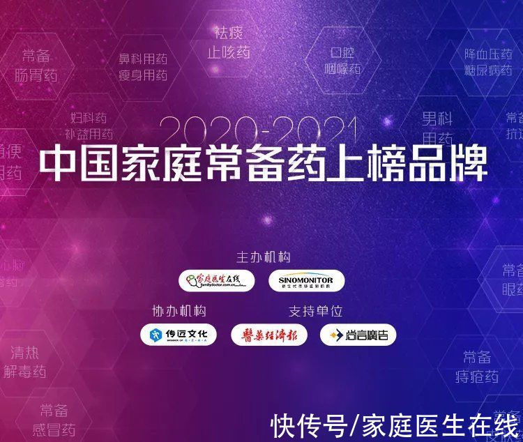 市场调查|“2020~2021年中国家庭常备药上榜品牌”荣誉榜单正式发布