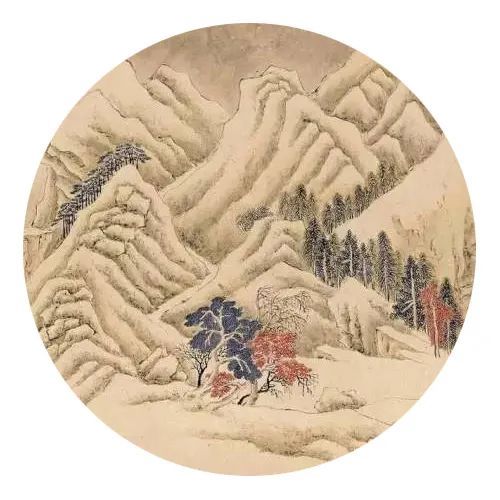 溪山积雪并草书咏雪诗合卷！文徵明雪景山水：平淡自然、孤高拔俗