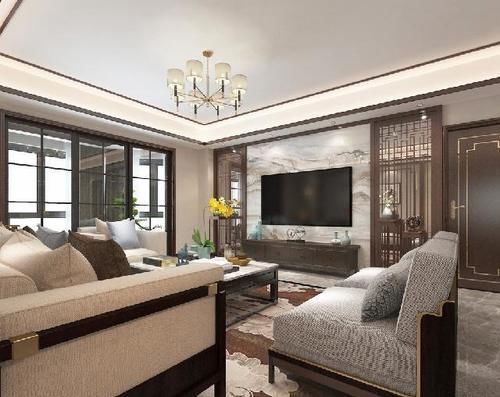 山水画|181平米三房两厅,把中式装修做到如此精致,老少都爱上了中式风