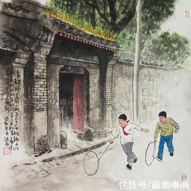 胡同|张儒刚作品:胡同里的童年