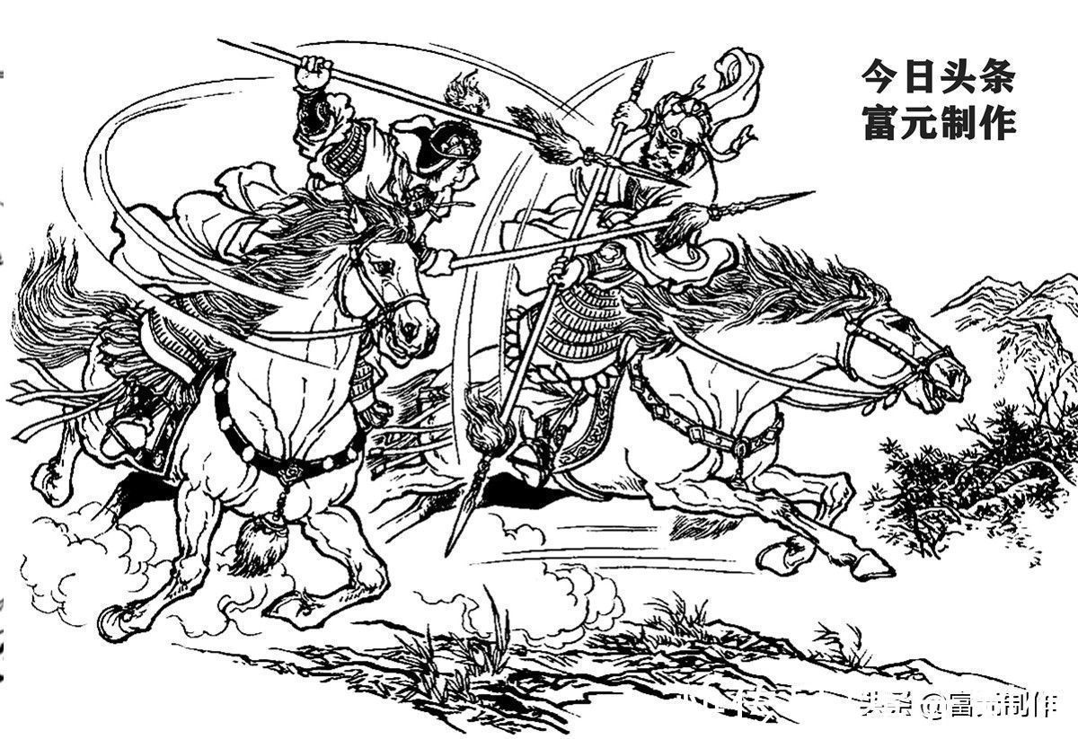 枪法@大战王文德勇挑耶律国珍的五虎将董平,拜师学习定彦平枪法