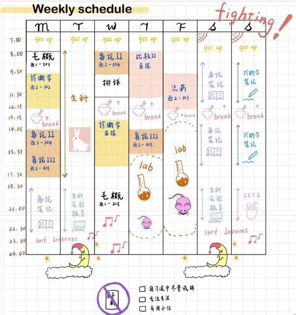 好好学习|“浙大学霸作息表”疯传，网友：越优秀就越努力！