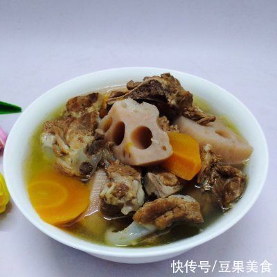 扇骨|妈妈最拿手的莲藕炖猪骨（高压锅版），被我偷学到了