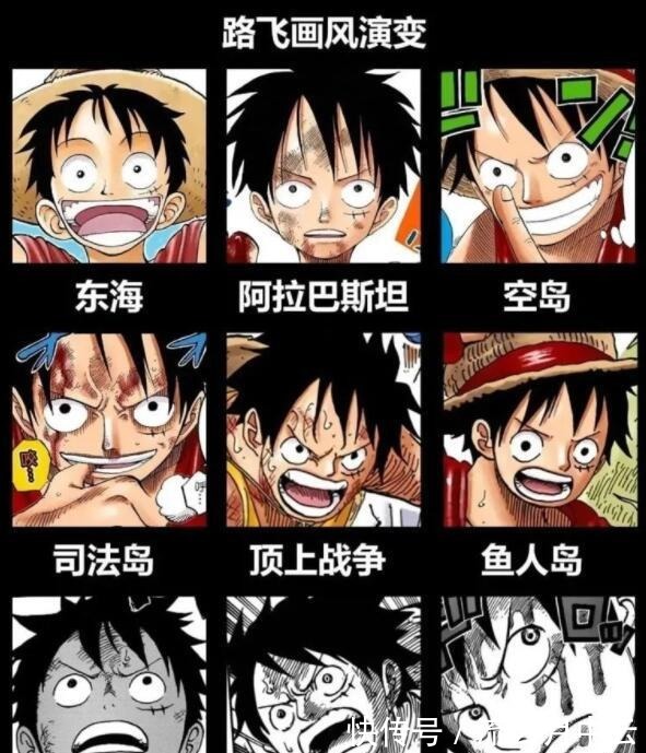 草帽海贼团|海贼王回顾过往,草帽海贼团画风对比,乔巴越来越可爱了
