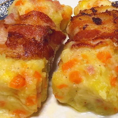 玉米粒|培根土豆泥沙拉卷