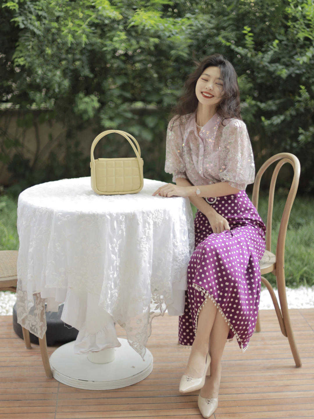 半身裙|复古穿搭的技巧公式,这几个配色更显年轻,高级洋气