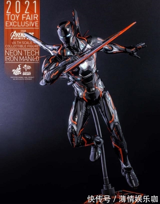 钢铁侠|模玩资讯:Hot Toys《复仇者联盟3:无限战争》霓虹科技钢铁侠