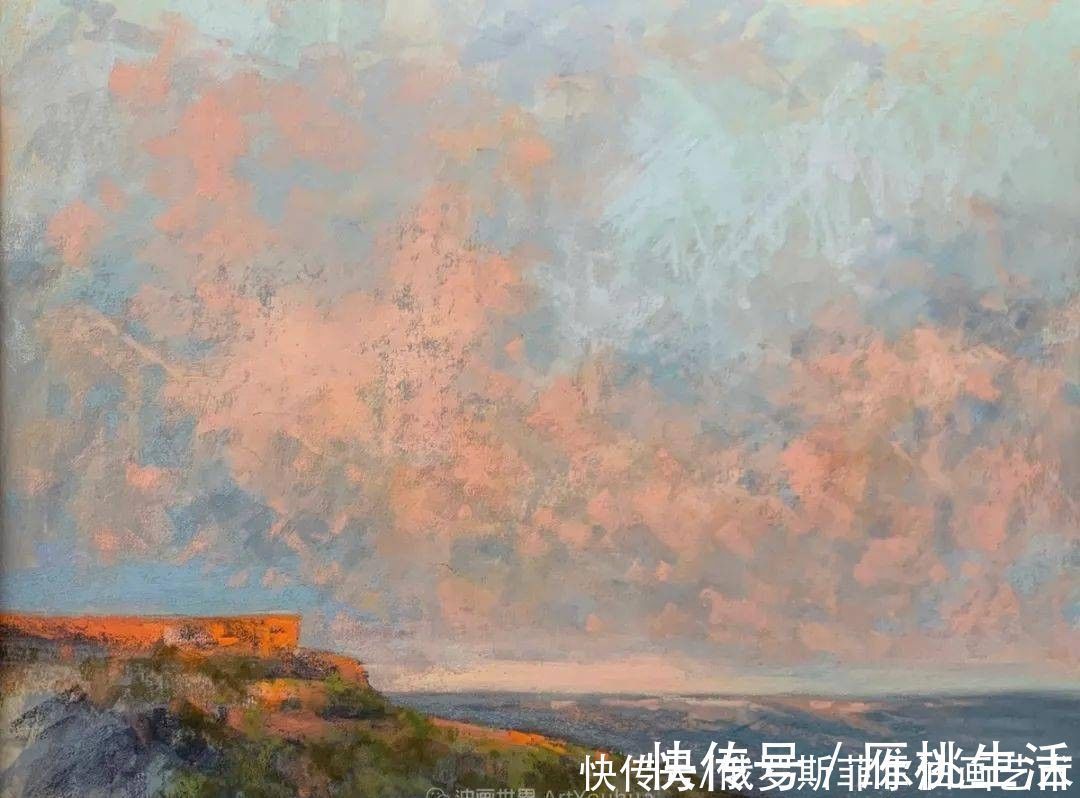 艺术家$美国当代粉彩艺术家贝萨尼·菲尔兹粉彩风景画作品欣赏