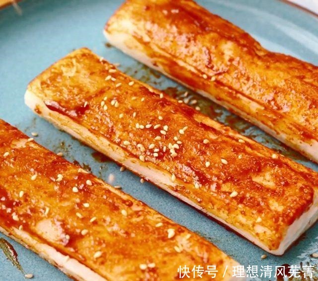 脆皮烤年糕,外表酥脆,内里Q弹,口感太棒了!