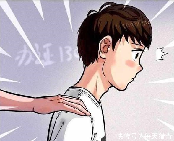 搞笑漫画小明约会美女，却是老爸的小号