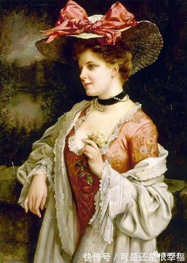 古典#油画中的那些古典女子,含苞待放,静待花开