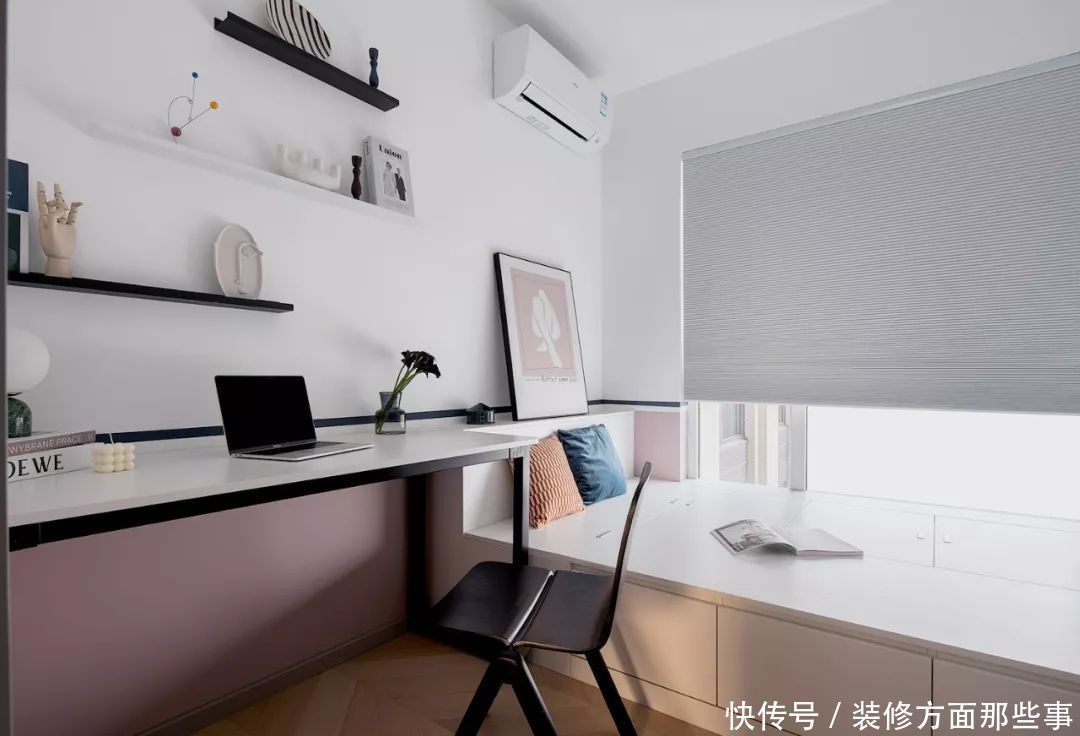 三居|90平个性三居装修,这样的隐形门设计,还是头一次见!