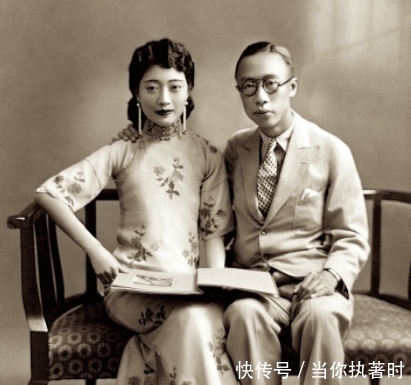 婉容|溥仪年轻时非常帅气，还剪掉了辫子，皇后婉容真的很漂亮