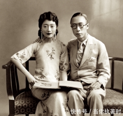 婉容|溥仪年轻时非常帅气,还剪掉了辫子,皇后婉容真的很漂亮