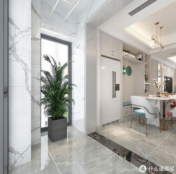 主卧室|发现一户很好看的混搭风，真的很有品味，入户就很惊艳，时尚精致