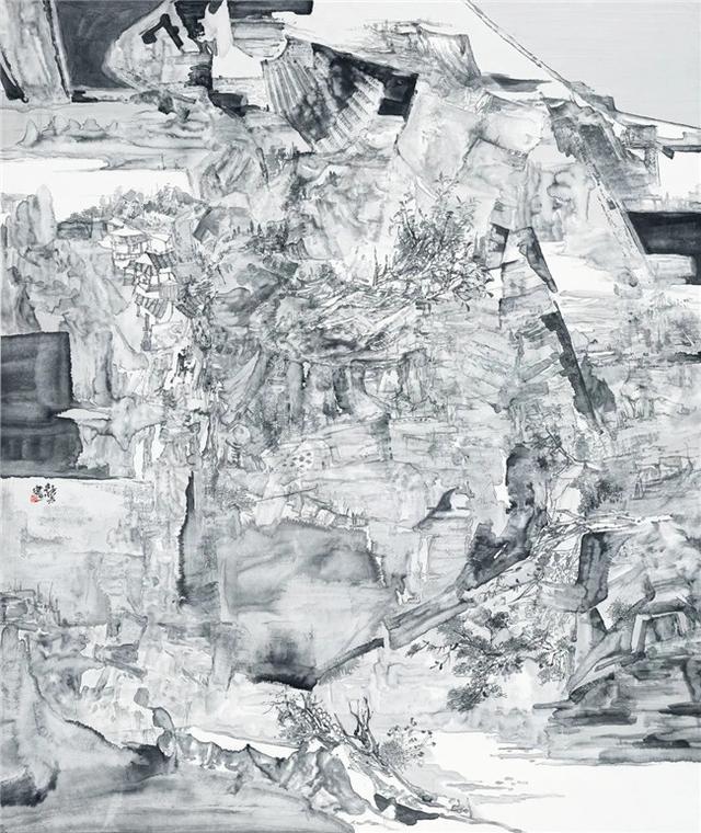 中国画#艺术鉴赏网:山水画家宋德志与艺术的邂逅