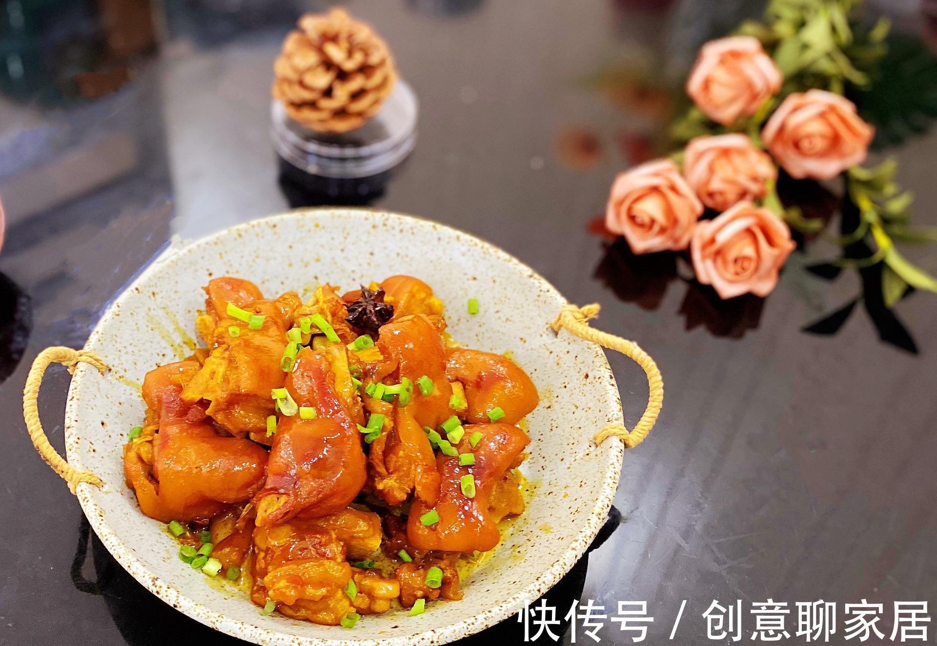 红烧猪蹄|入秋后,女人要常吃此菜,多吃气色好,滋润不干燥,不懂真可惜