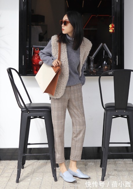 乐福鞋 春季穿“西装裤”=高级+显瘦,比牛仔裤更时髦洋气,帮你选好了