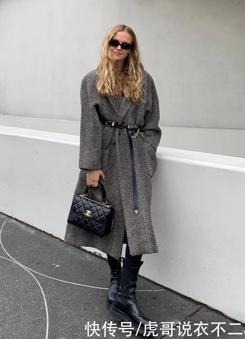 欧美风通勤街拍，百分百可借鉴的素人大衣指南，时髦优雅信手拈来