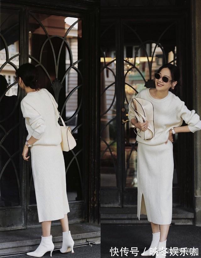 搭配 “呢子裙”早烂大街了,今年流行“烟管裙”,时髦显瘦又有气质