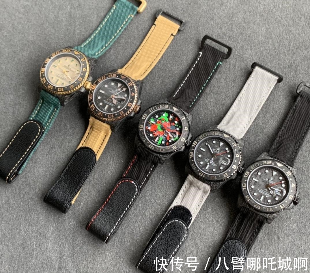 gmt Siri说表Diw厂新作劳力士GMT碳纤维表圈!