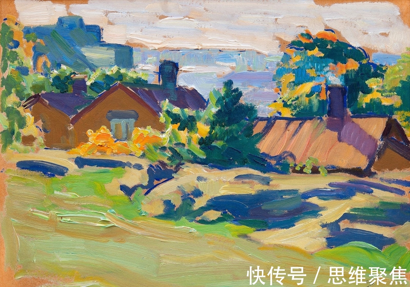 桑特里#笔意未尽的挥洒,印象派画家桑特里的绘画作品