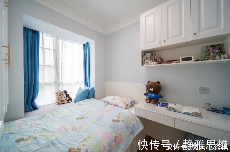 卧室|100平米的房子装修只花了9万，美式风格让人眼前一亮