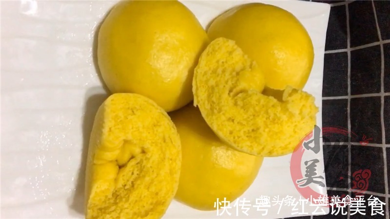 吃了20多年的馒头,馒头此种做法头一次见,金黄蓬松好吃