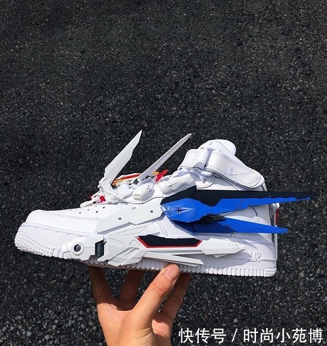 yan 高达与Nike完美结合！「自由高达」Nike Air Force 1