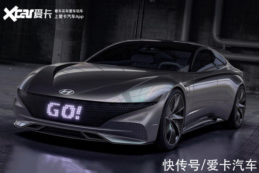 格栅|自动驾驶也能撩妹？现代发布显示屏格栅