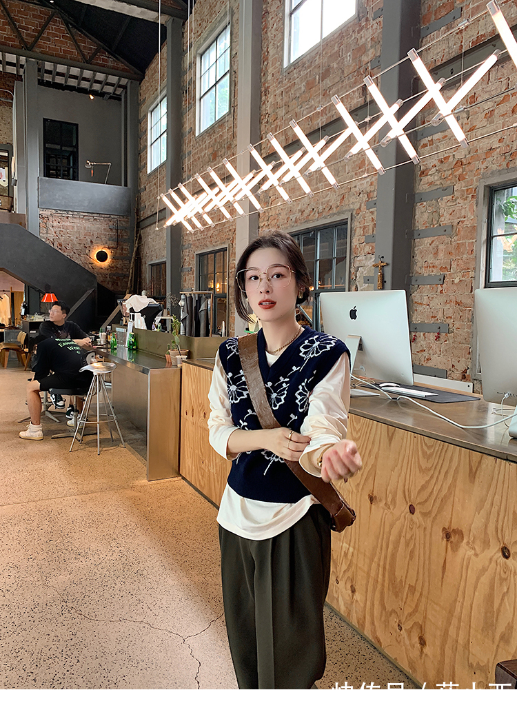 衬衫|秋季,穿上“黑色马甲”,让你遇见不一样的美好