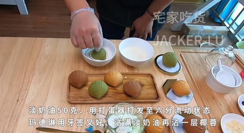 香气|三色栗子玛德琳,浓郁黄油香气小甜品。