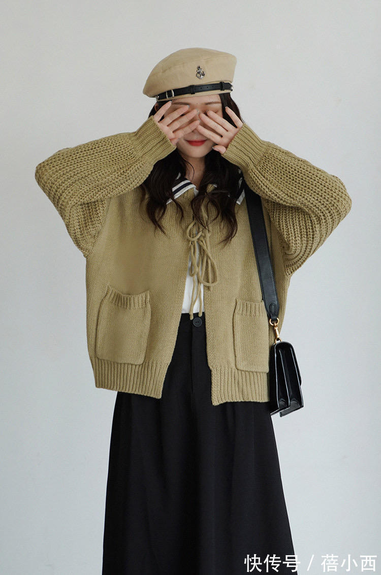 马甲|初秋的简约大气穿搭原来这么简单!超全毛衣搭配,让你秒变美少女