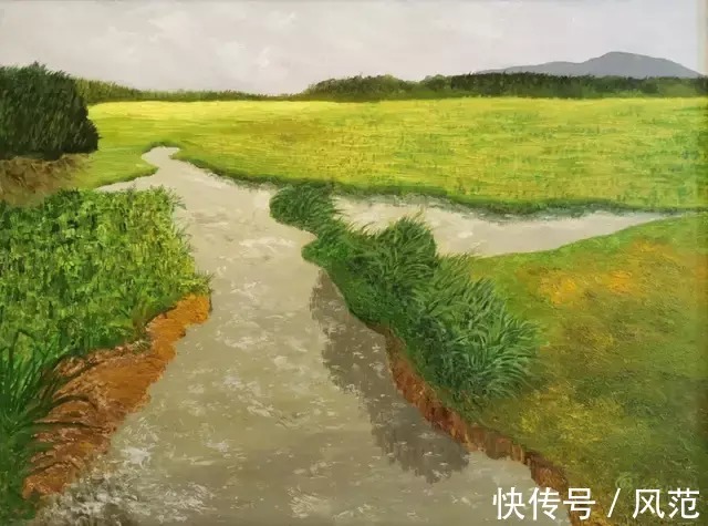 油画$仰山俯水——周萌油画作品欣赏