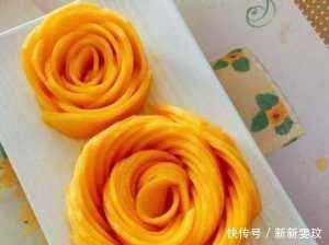 米其林大厨挑战刀工,把芒果切成花,中国大厨把“龙”端上来