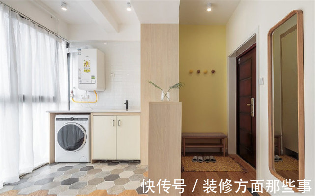 归属感|112平原木简约的柜体与软装搭配,让人很有归属感