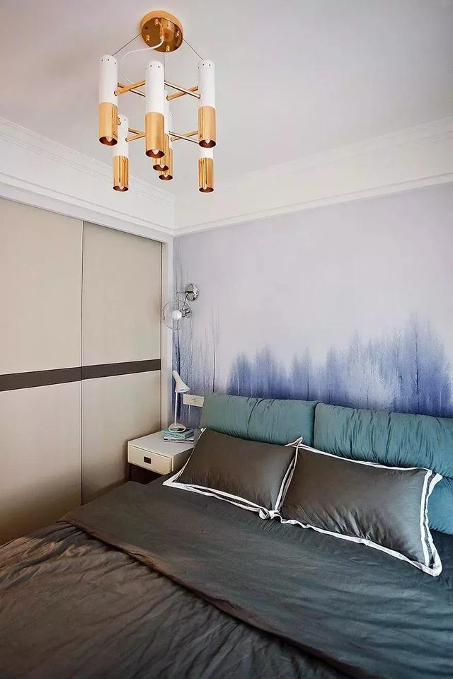 客厅|100平两室新房,客厅好漂亮,特别是沙发墙上的挂画