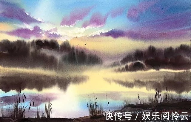 屏保$充满仙气的水彩画,每一张都可以用来做屏保!