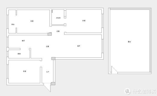主卧室|187平米的北欧风，简单的线条造型、纯色的墙面、原木韵味有品位