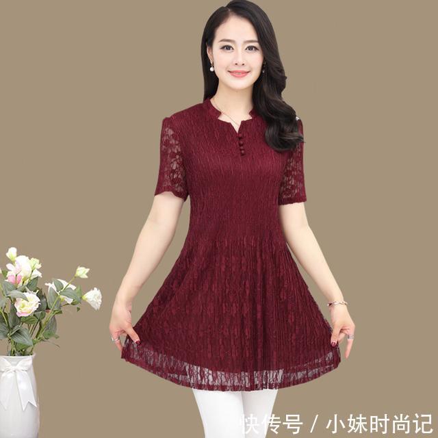 女装|一款优雅时尚的套装,清新减龄,最适合45-65岁的妈妈