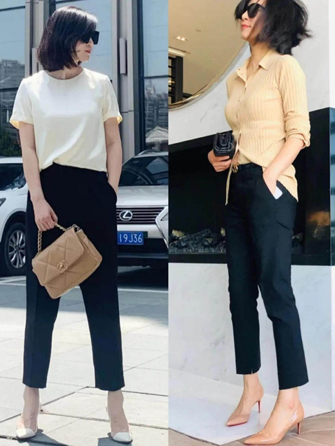 形状感|轻熟女要学会营造“氛围感”,简单的基础款高级又加分,穿出质感