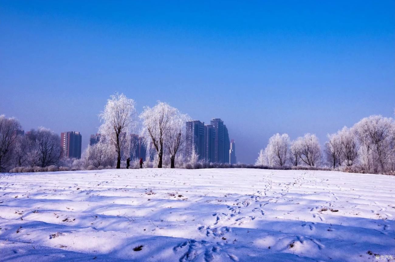 一场雪后惊艳了大抚顺