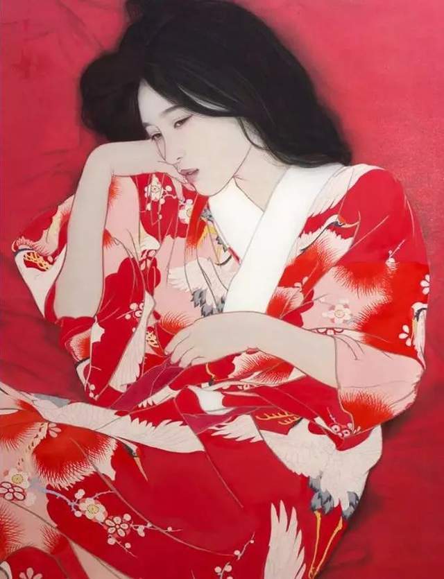 笔下|人称日本最美女画家，竟然这样画美女，极具香艳的极致诱惑