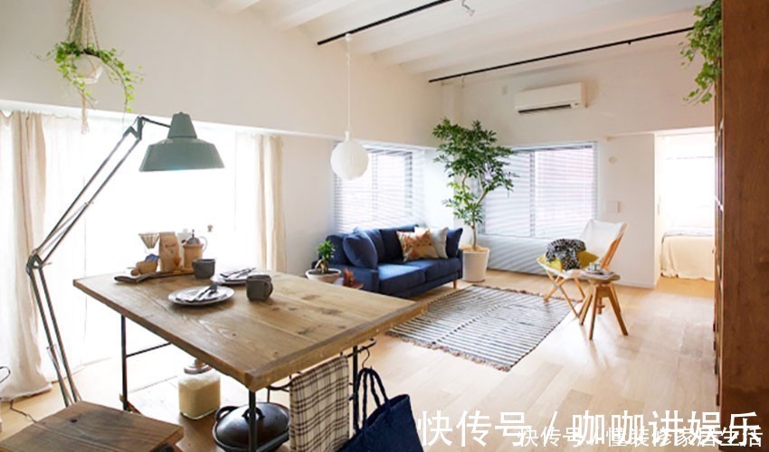 小户型|日本63㎡教科书式装修,不要电视墙改装置物架,挤出一间书房用