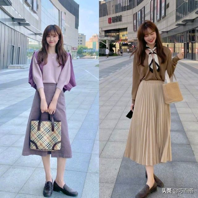 街头感|少女风也能穿得有个性！18套秋季穿搭示范，精致又不失街头感